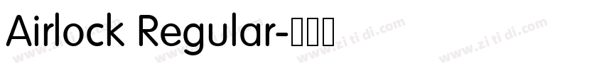 Airlock Regular字体转换 Airlock Regular字体转换